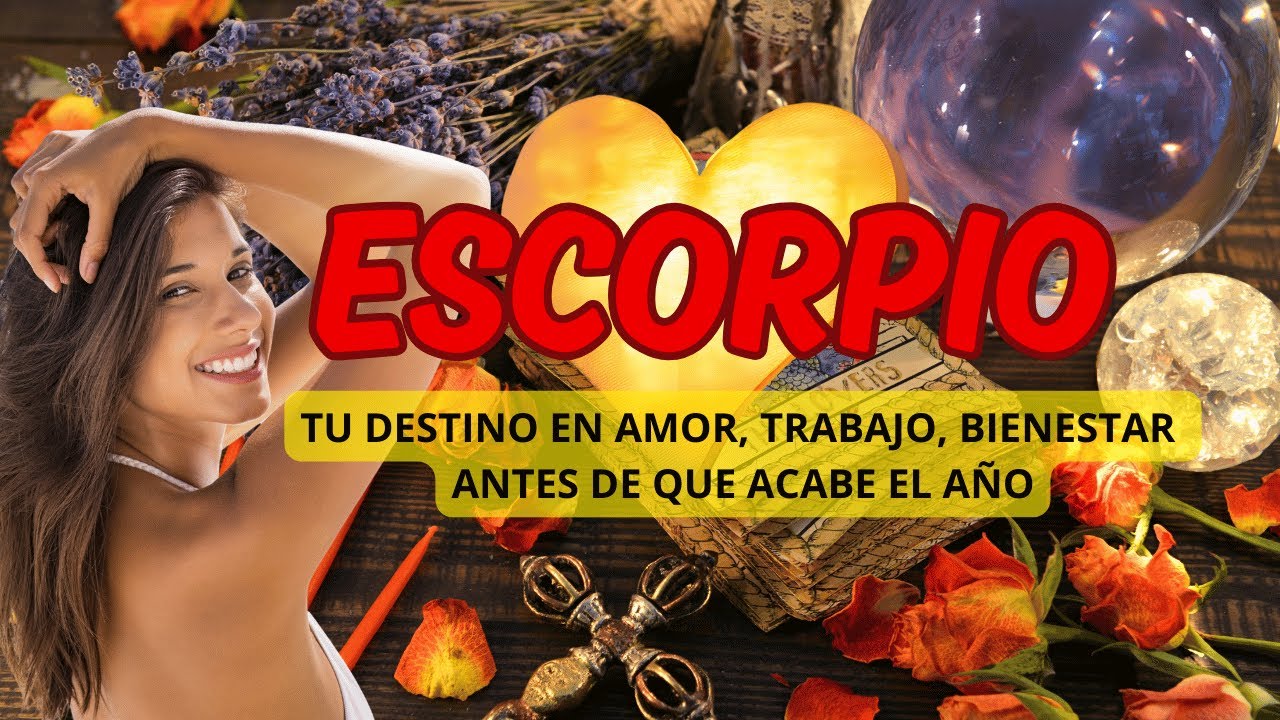 ESCORPIO ♏️ EN TU DESTINO ESTA TATUADO LA PERSONA QUE TE AMA TENDRAS MUCHO APOYO #ESCORPIO TAROT HOY