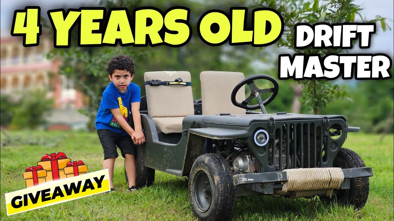 The Little Man 4 years Old Drift Master / Mini jeep