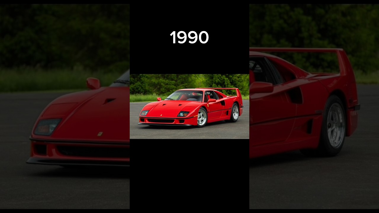 Evolution of Ferrari car (1940-2023)#shorts #cars