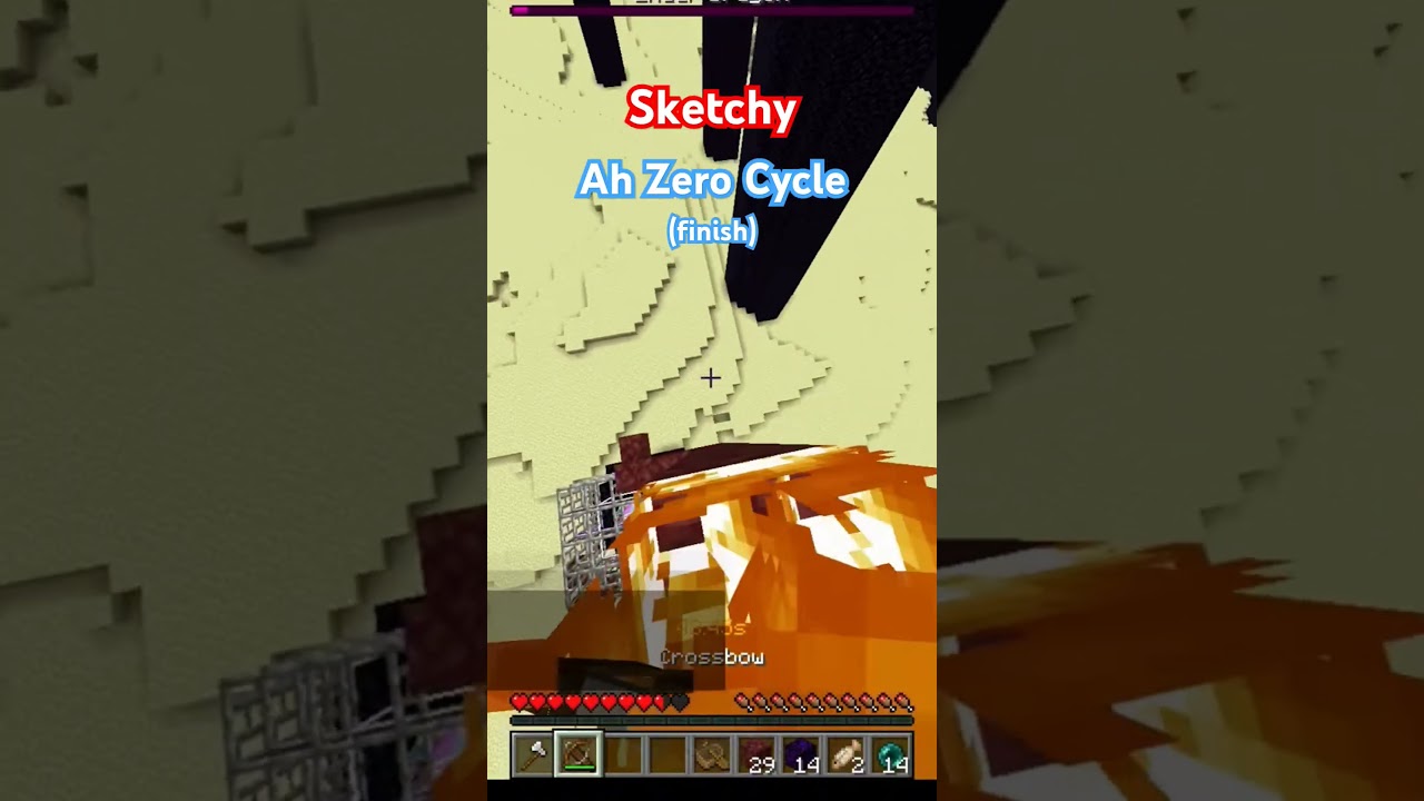 Worlds Most Sketchy Zero Cycle #minecraft #hypixel #minecraftmemes #speedrun #pvp