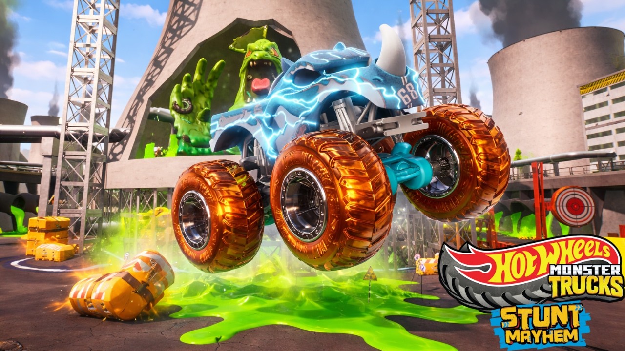 Hot Wheels Monster Truck Stunt Mayhem: Destruction Truck Rhinomite в геймплее Hot Wheels