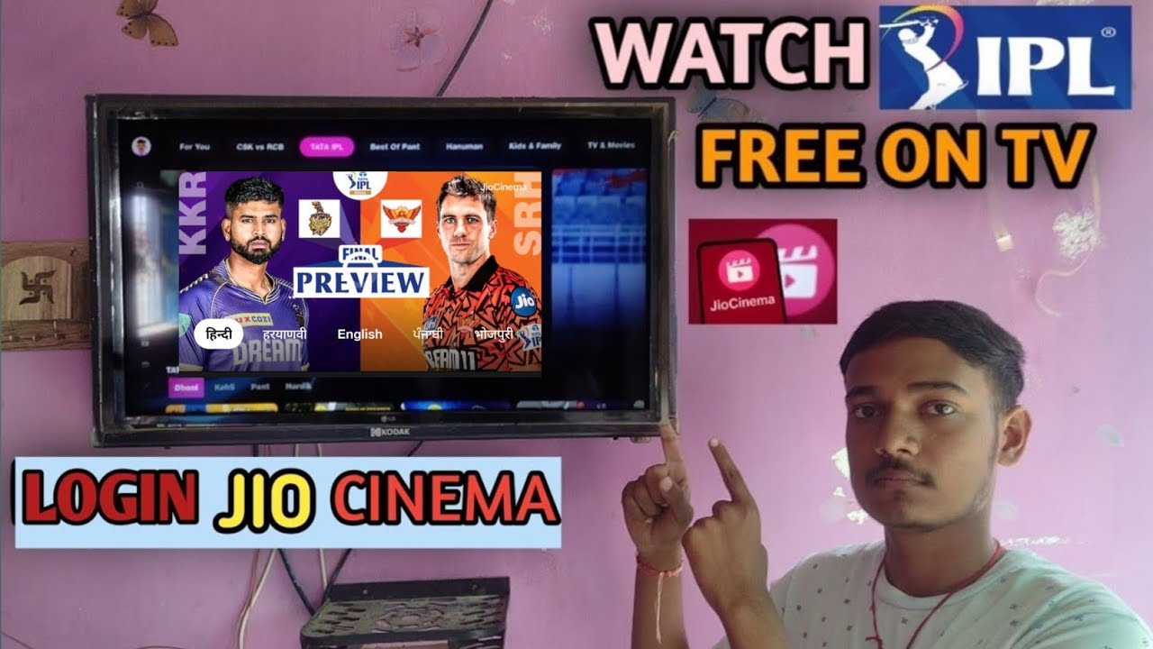 Smart TV mein jio cinema login Karke IPL 2024 Kaise Dekhen|| how to login jio cinema in smart tv||