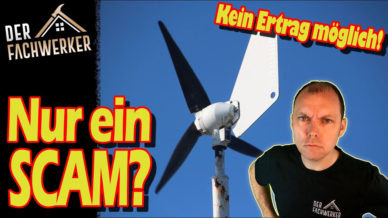 Warum Kleinwindkraftanlagen NICHT funktionieren!