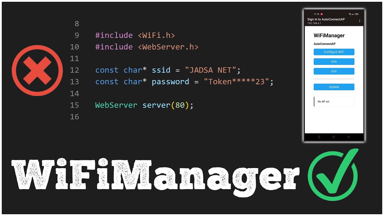 SERIE ESP32 #19: WIFIMANAGER Gestiona tus redes WIFI Dinámicamente