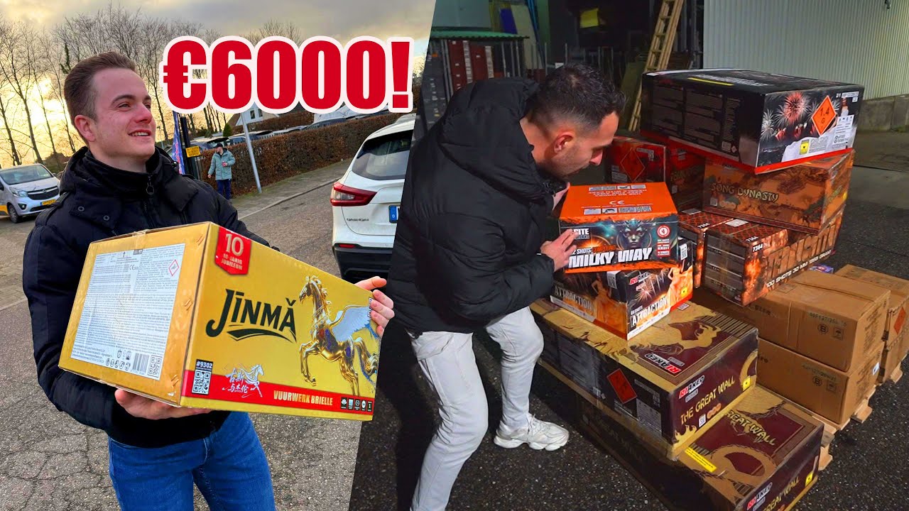 EXTREEM VEEL VUURWERK KOPEN NEDERLAND! *2025*