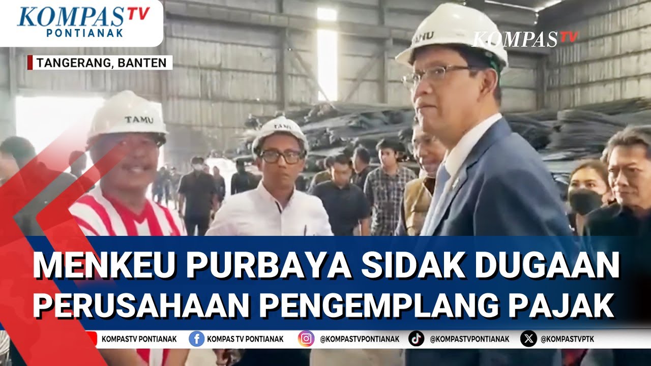 Menkeu Purbaya Sidak Perusahaan di Tanggerang Yang Diduga Mengemplak Pajak