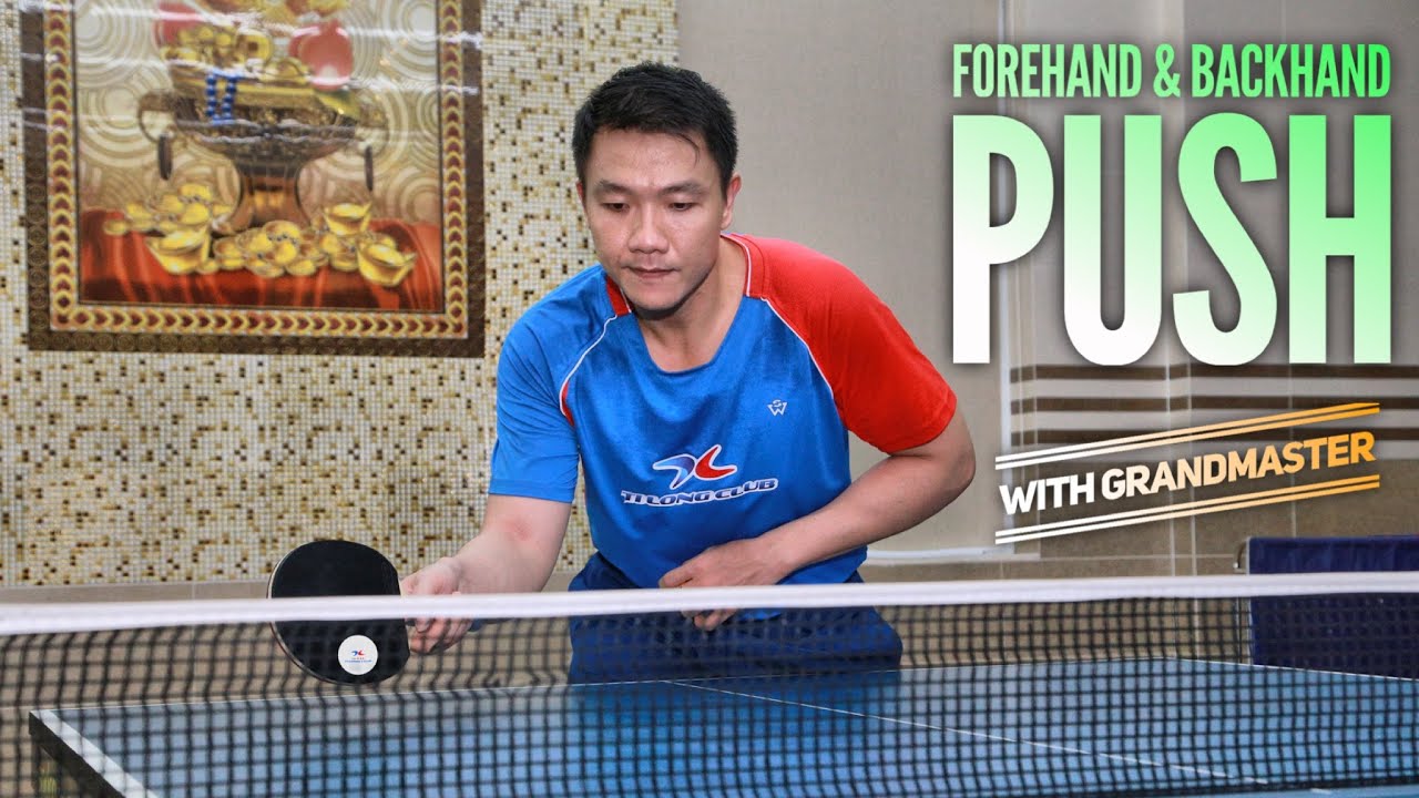 Forehand and Backhand Push attack | Gò bóng TẤN CÔNG