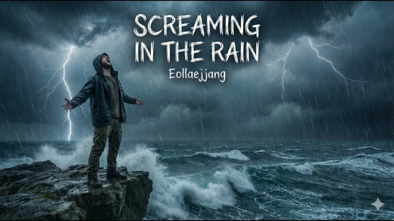 Screaming in the Rain - 빗속의 절규 (Emotional Rock Ballad) | New Song by Eollaejjang #Rock Ballad 