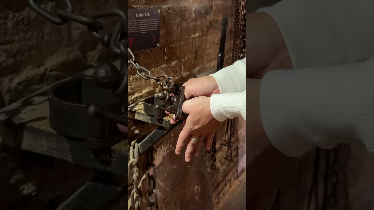 Thumb Shackles at The Clink Prison Museum in London | Torture History in United Kingdom
