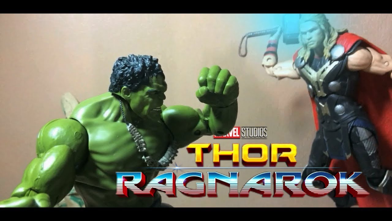 Thor Ragnarok (stop motion) Thor v.s Hulk round 1