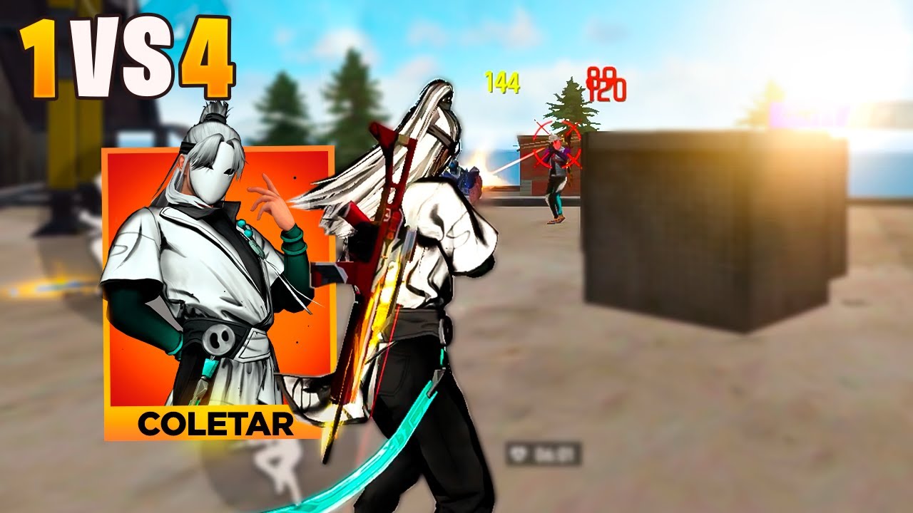USEI A ROUPA MAIS BONITA DO JOGO E IMPRESSIONEI TODOS NO SOLO VS SQUAD!! FREE FIRE MOBILE