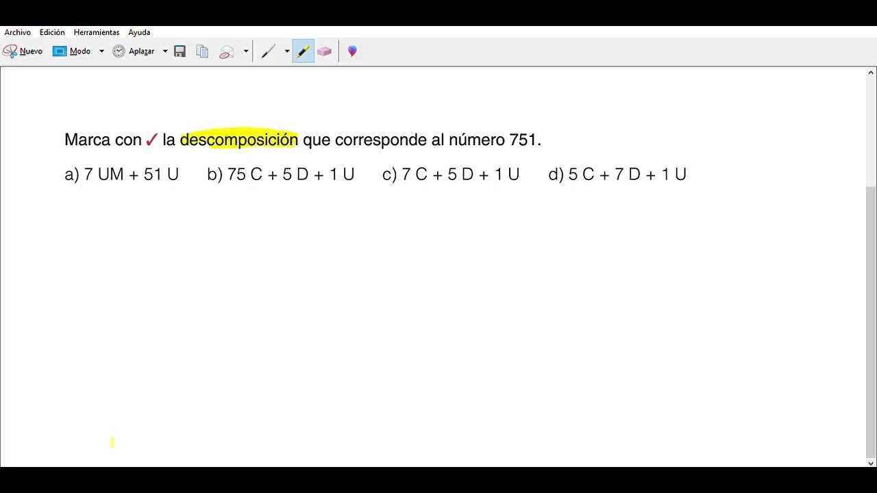 RETO: Descomposición de números