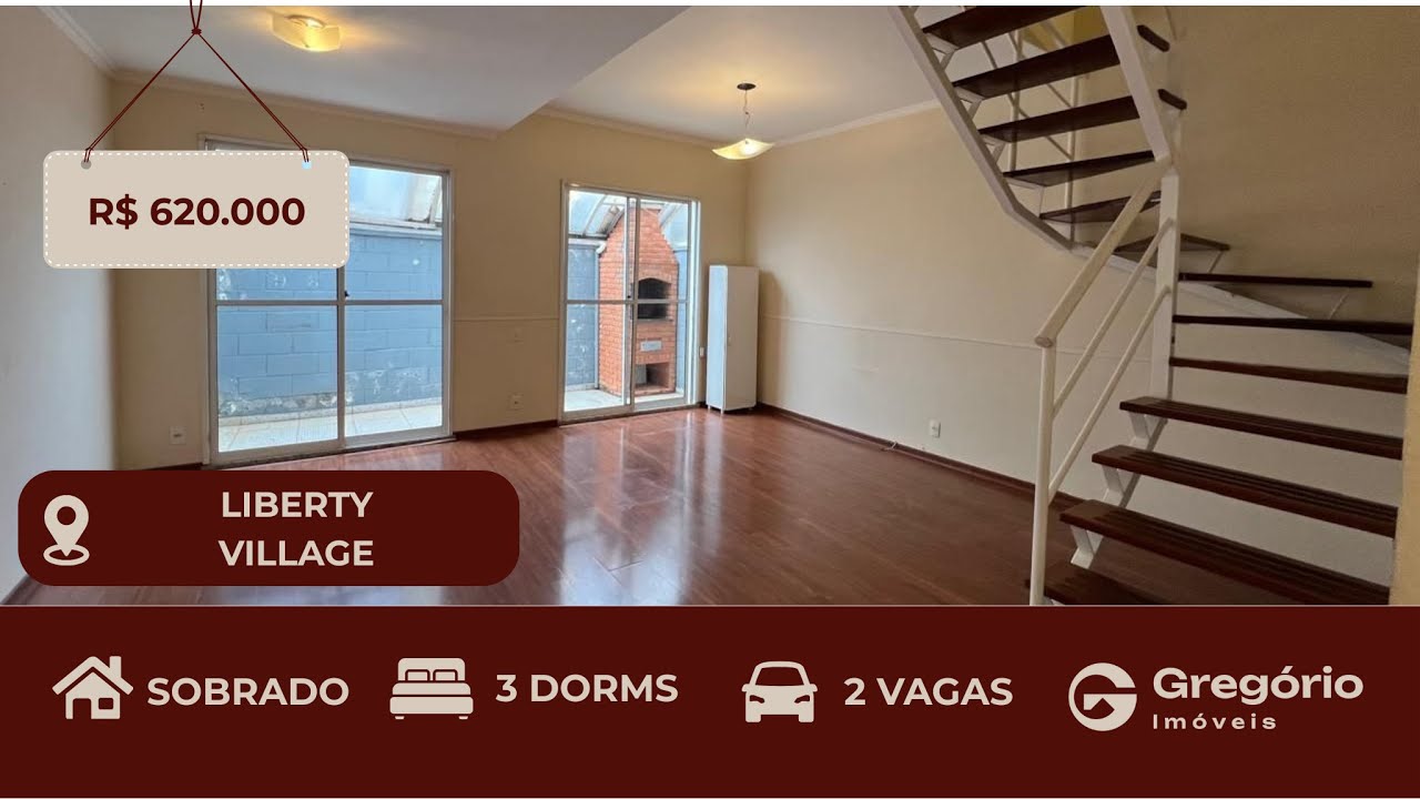 Liberty Village: Condomínio de Casa Completo! More Com Lazer e Segurança! 😍🏡