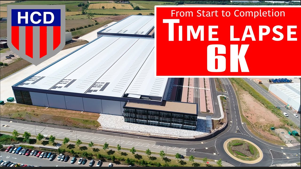 ANSTY BUSINESS PARK Coventry - HCD Demolition Ltd  with McLaren Construction Ltd - TIME LAPSE 6K HD