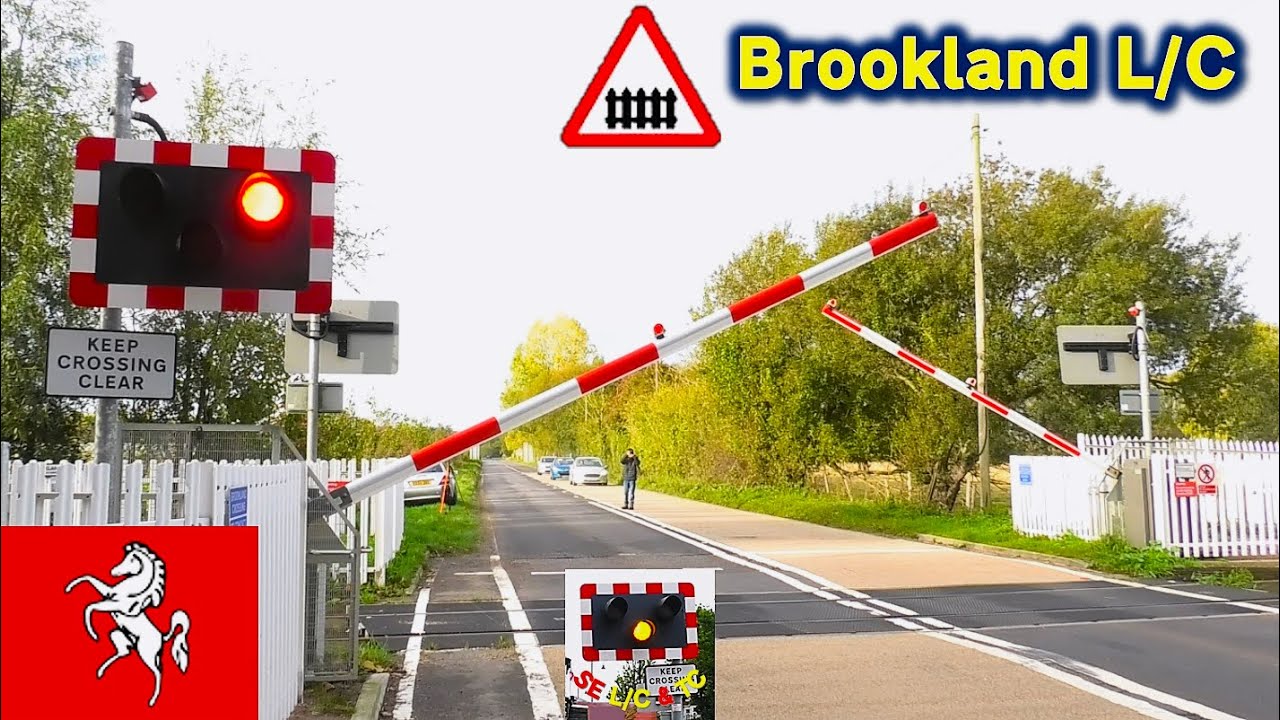 The FULLY-RENEWED Brookland Level Crossing, Kent