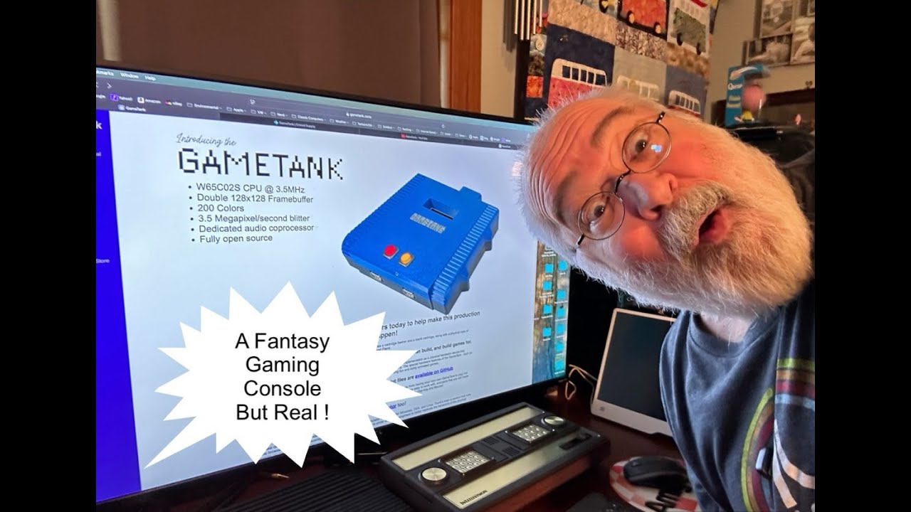 GAMETANK — настоящая фэнтезийная игровая консоль 2026 года — самодельные игры — ретрогейминг — ви...