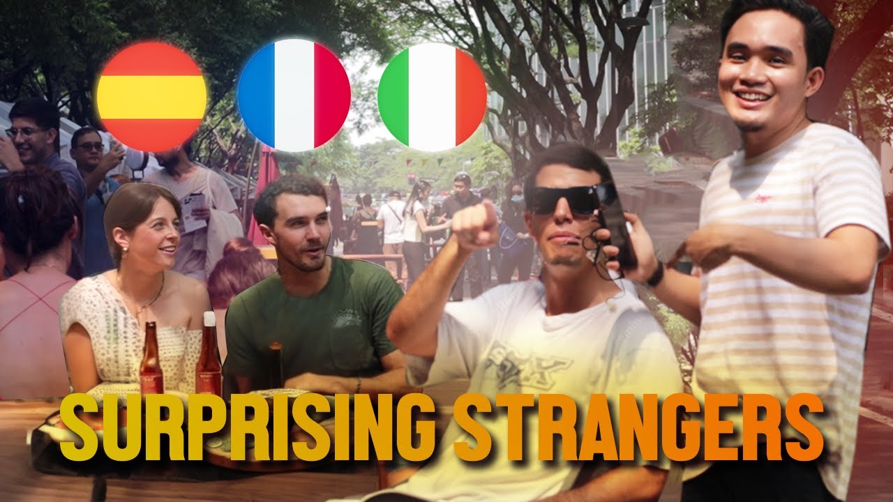 Filipino Polyglot Talks to Strangers in Multiple Languages  | 🇪🇸🇫🇷🇮🇹