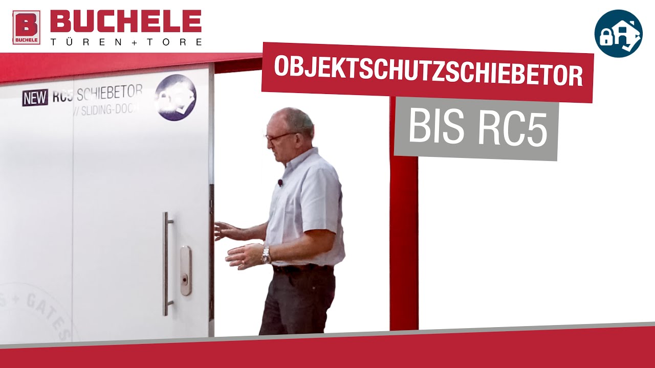 Buchele: Objetschutztor (RC5 Schiebetor)