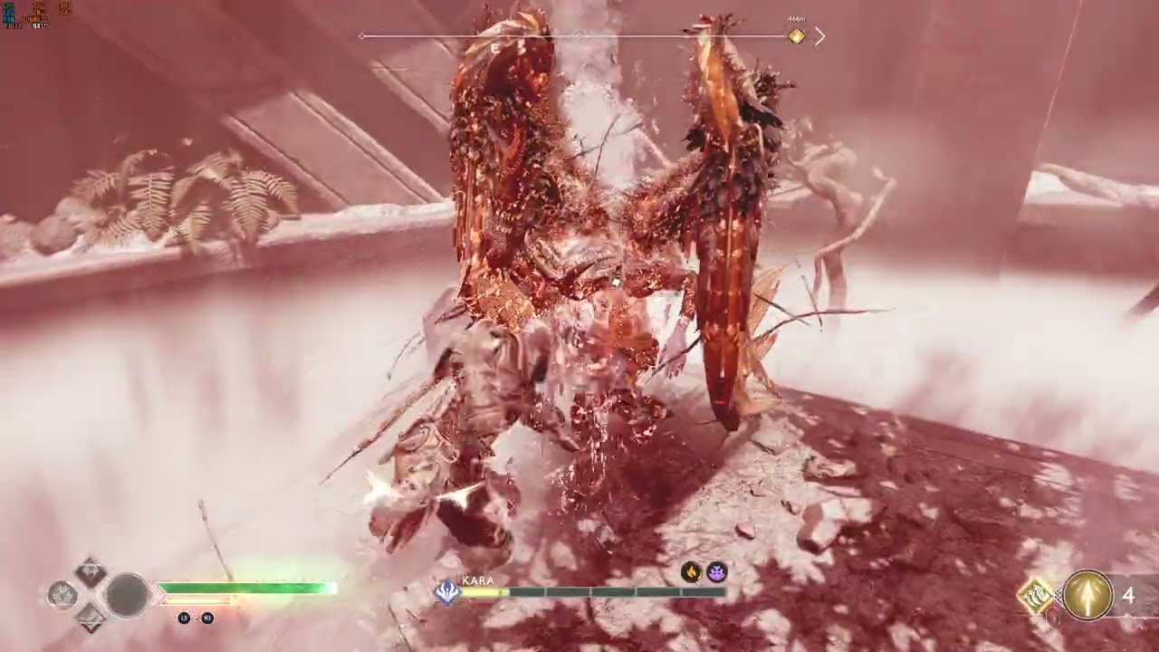 GodofWar 2018 - Ares vs Kara - pure beatdown