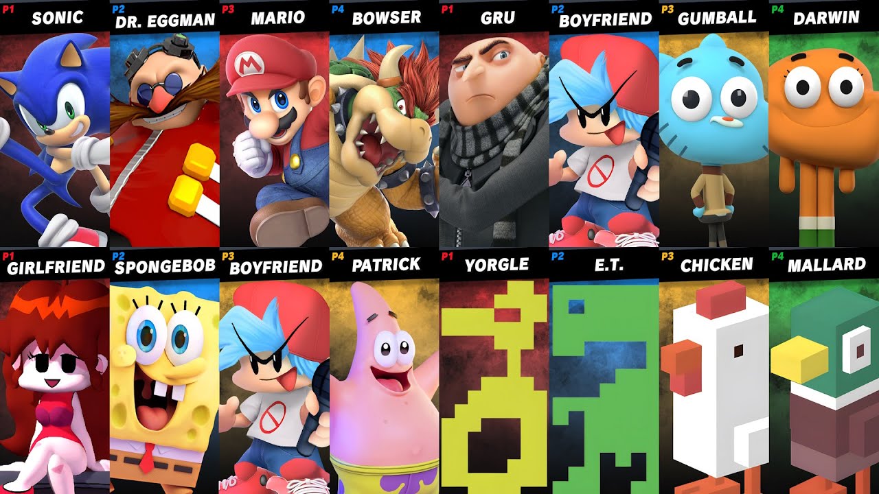 Sonic and Mario vs Bowser and Eggman | Subscribers in Super Smash Bros Crusade 17