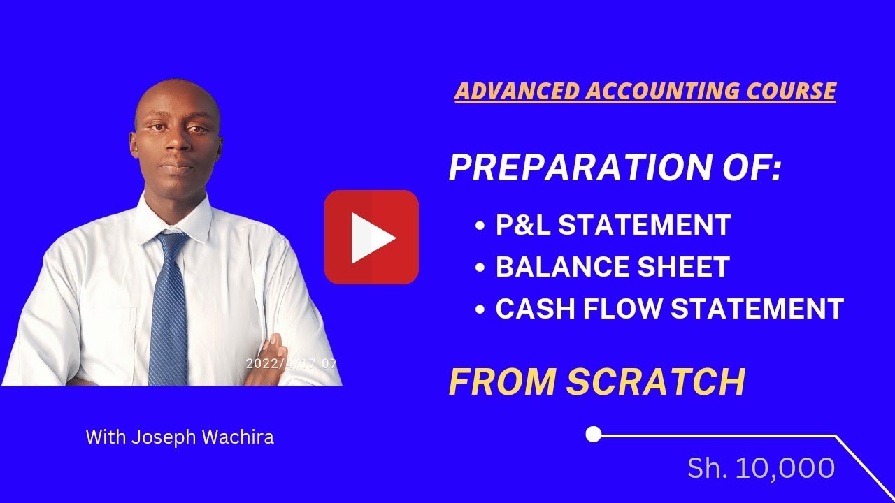 How to create financial statements from scratch