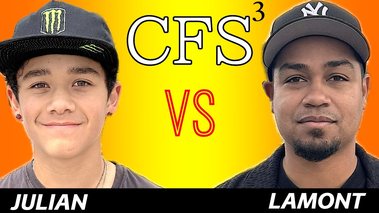 LOSERS ROUND 3: Julian Agliardi vs Lamont Holt - Competitive Flatground Skateboarding 3 Game 13