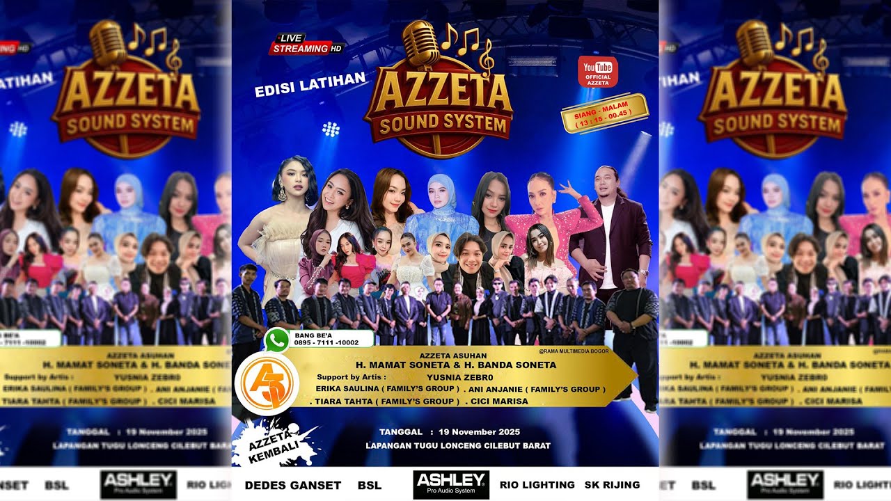 AjP Multimedia | Live Streaming | AZZETA GROUP | ( EDISI LATIHAN ) Rabu 19 November 2025 (Malam)