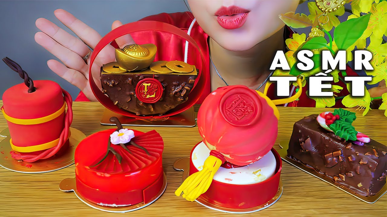 ASMR BÁNH KEM PHÁP PHẦN 2 - TẾT 2024  | FRENCH CAKE PART 2 , EATING SOUNDS | LINH-ASMR