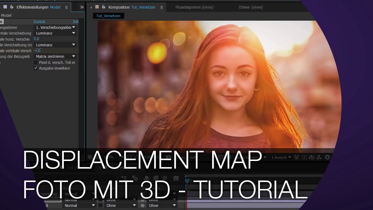Foto mit 3D Effekt erzeugen I Displacement Map I TUTORIAL