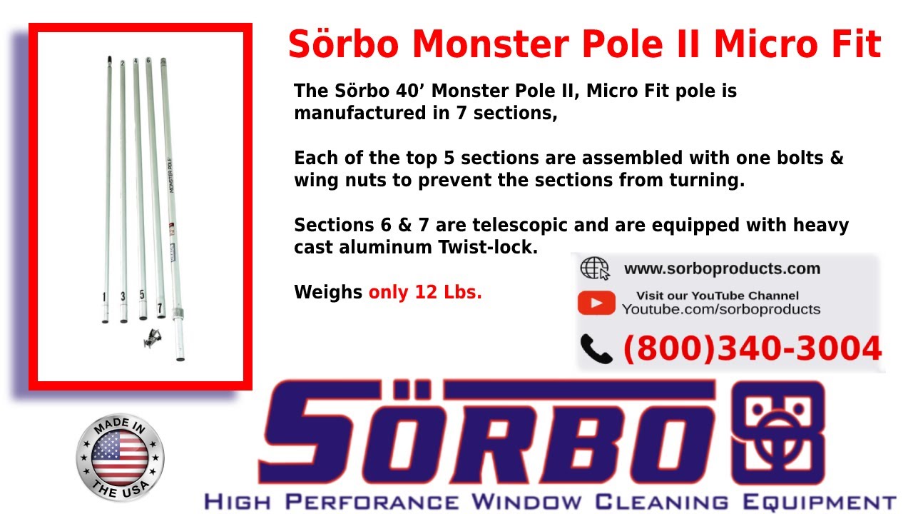 Sörbo Monster Pole II 40′ Micro Fit