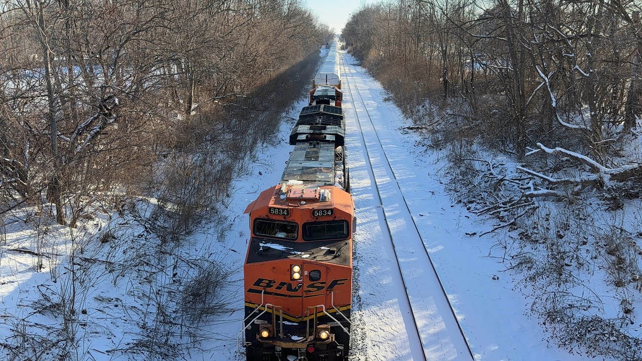 BNSF 5834 5085 Vermont, IL 1-26-26