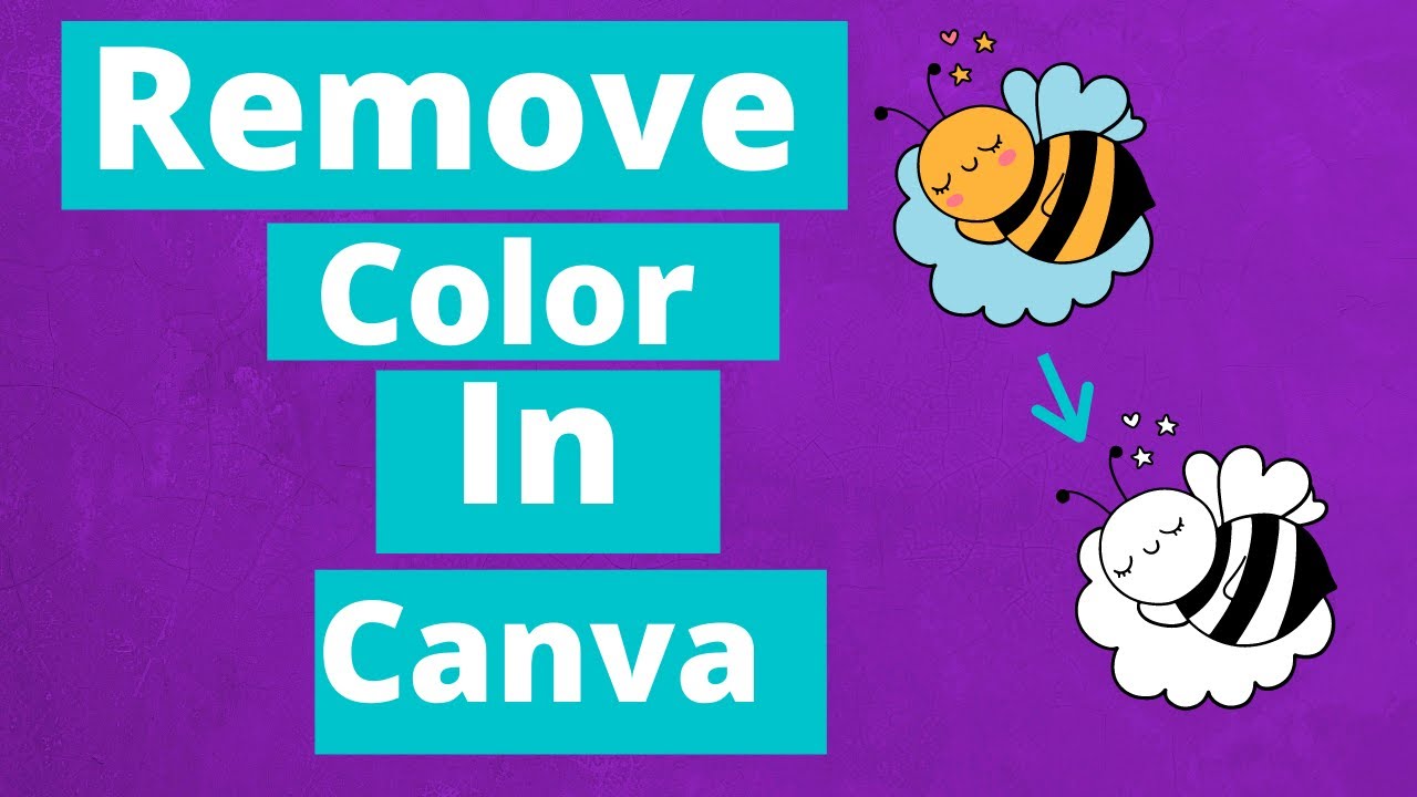 Как удалить цвет с изображений в Canva | Используйте это для создания раскрасок KDP