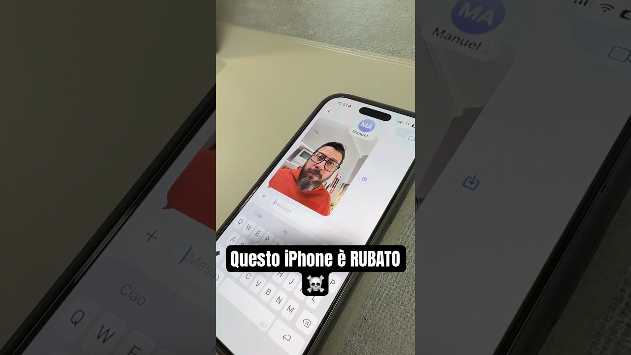 Beccare il ladro di iPhone con un messaggio #comandirapidi #iphonetutorial