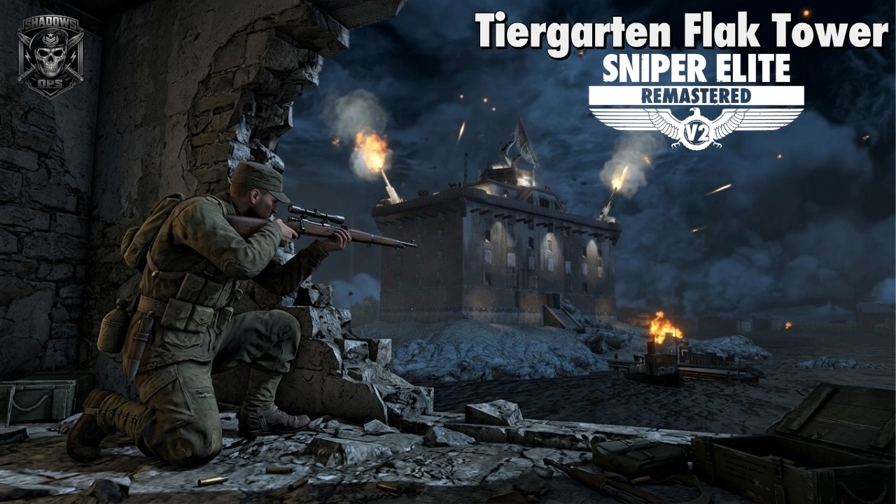 Sniper Elite V2 Remastered | Pt7 - Tiergarten Flak Tower