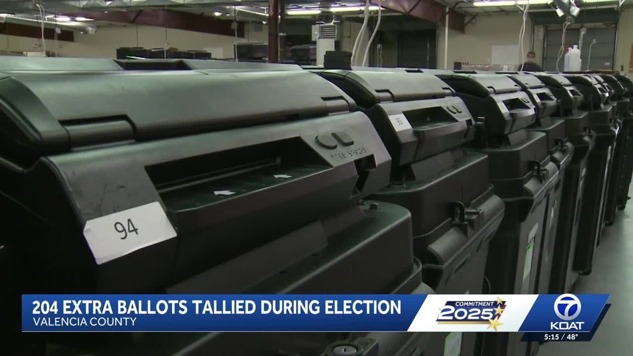 Discrepancy found with voting machines in Valencia County during 2025 election