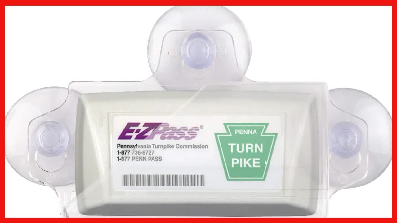 EZ Pass Holder  Super Strong Holder with Suction Cups Holds Tightly to Your Car Windshield