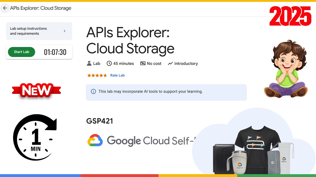 APIs Explorer: Cloud Storage | GSP421