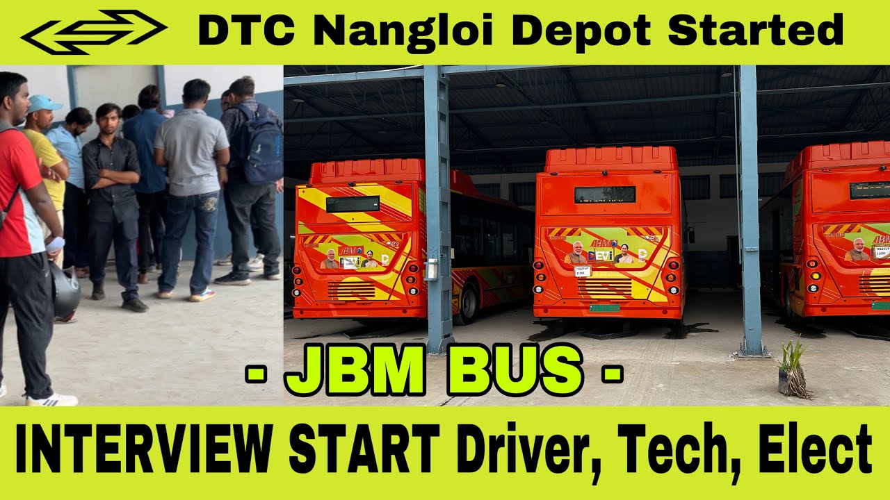 DTC Nangloi Bus Depot Open Interview Start 