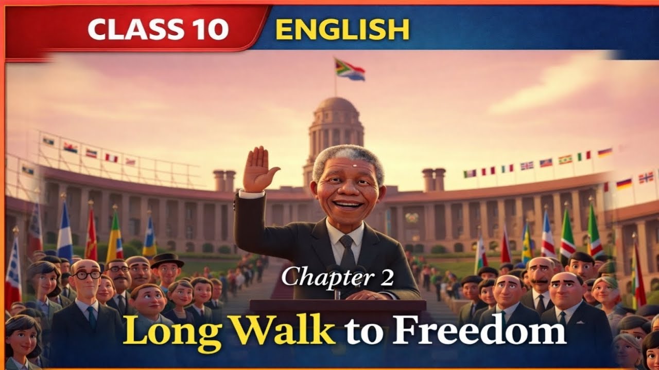 Class 10 English Chapter 2 | Long Walk to Freedom | Full Explanation | Nelson Mandela
