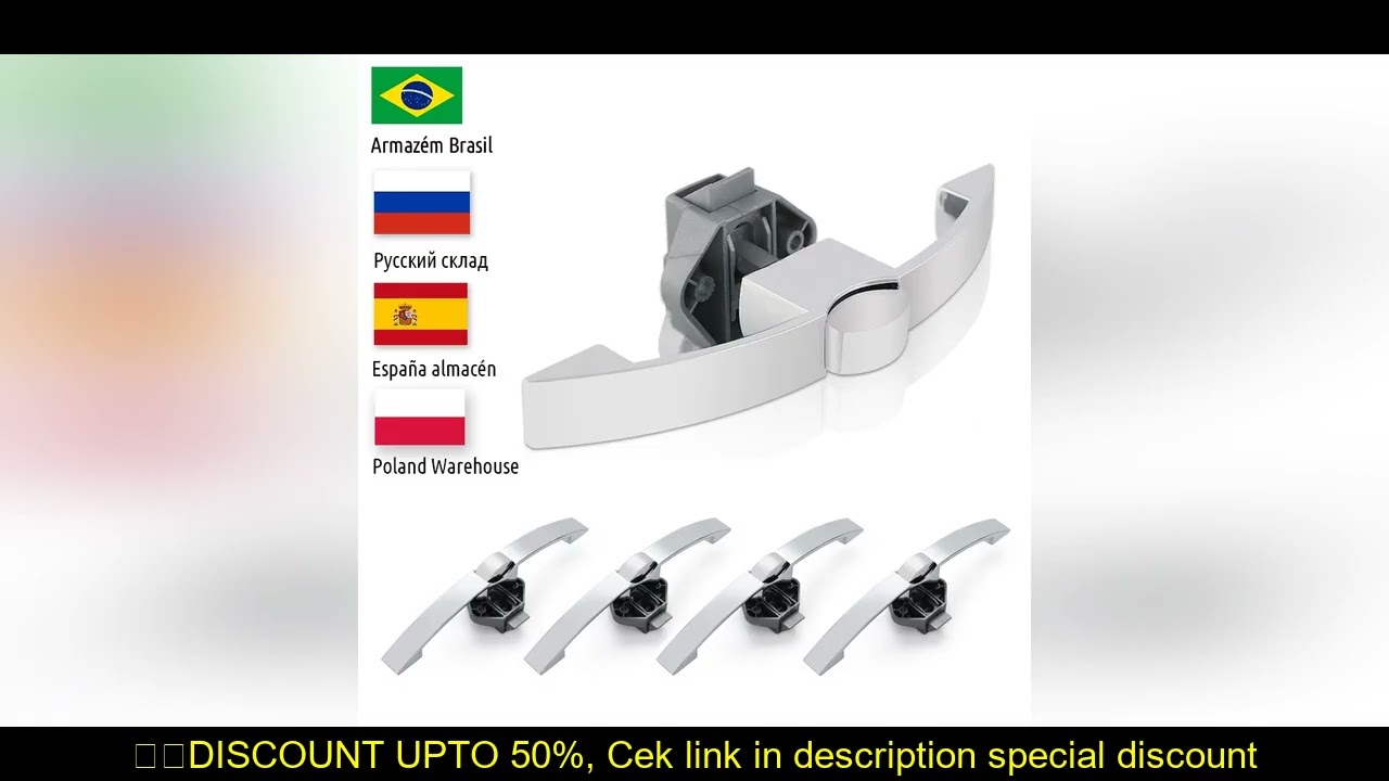 KAK 5 Pack Camper Car Push Button Latch Lock Keyless RV Caravan Boat Motor Cabinet Handle Drawer Loc