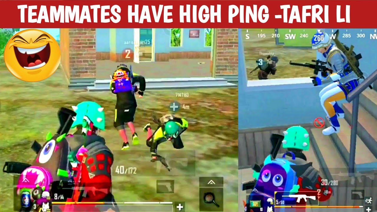 TEAMMATES RUSH WITH HIGH PING S12K COMEDY|pubg lite video online gameplay MOMENTS BY CARTOON FREAK