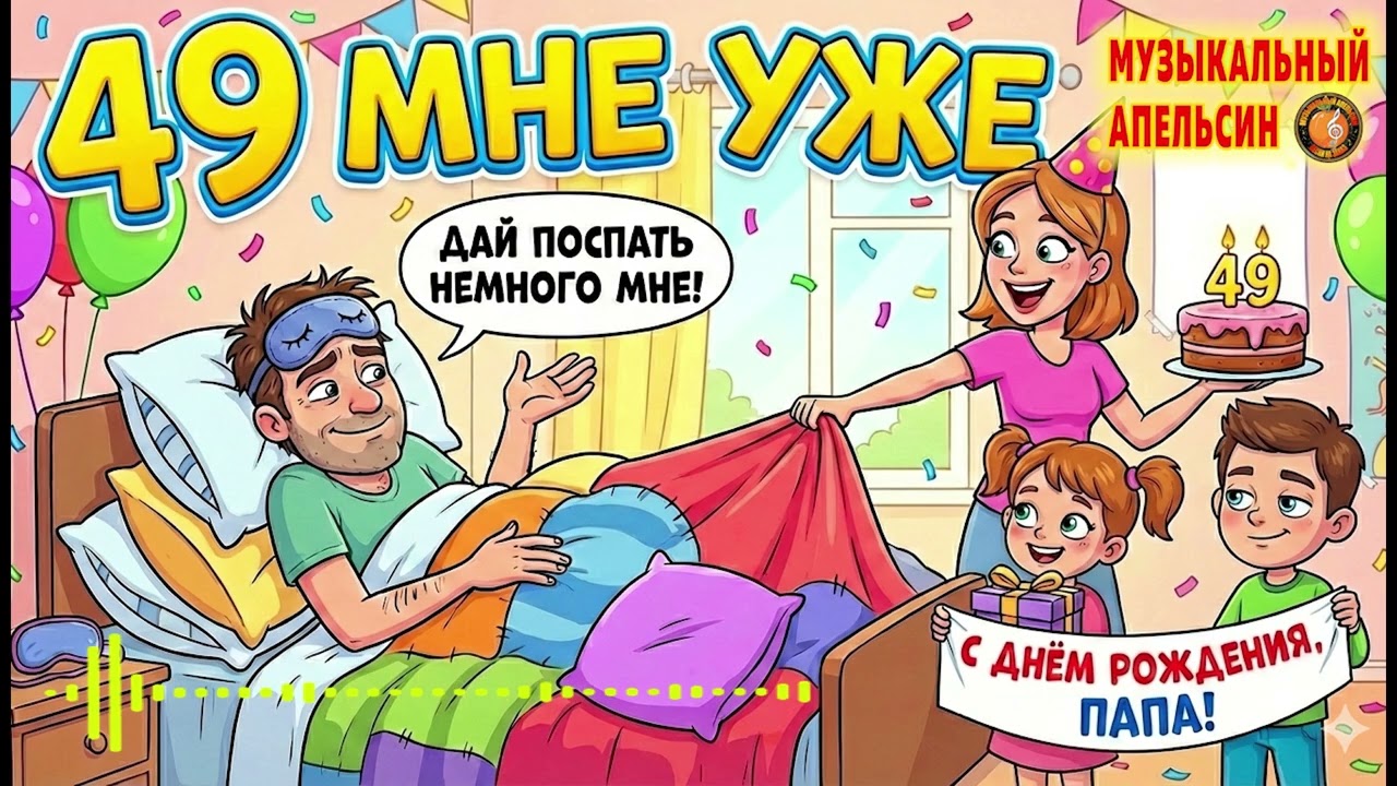 49 мне уже!  (Песня на заказ - Музыкальный Апельсин)