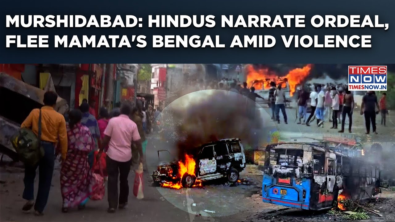 Murshidabad Riots: Hindu Exodus In Mamata's Bengal? BJP Alleges, Calcutta HC Steps In As TMC Fails