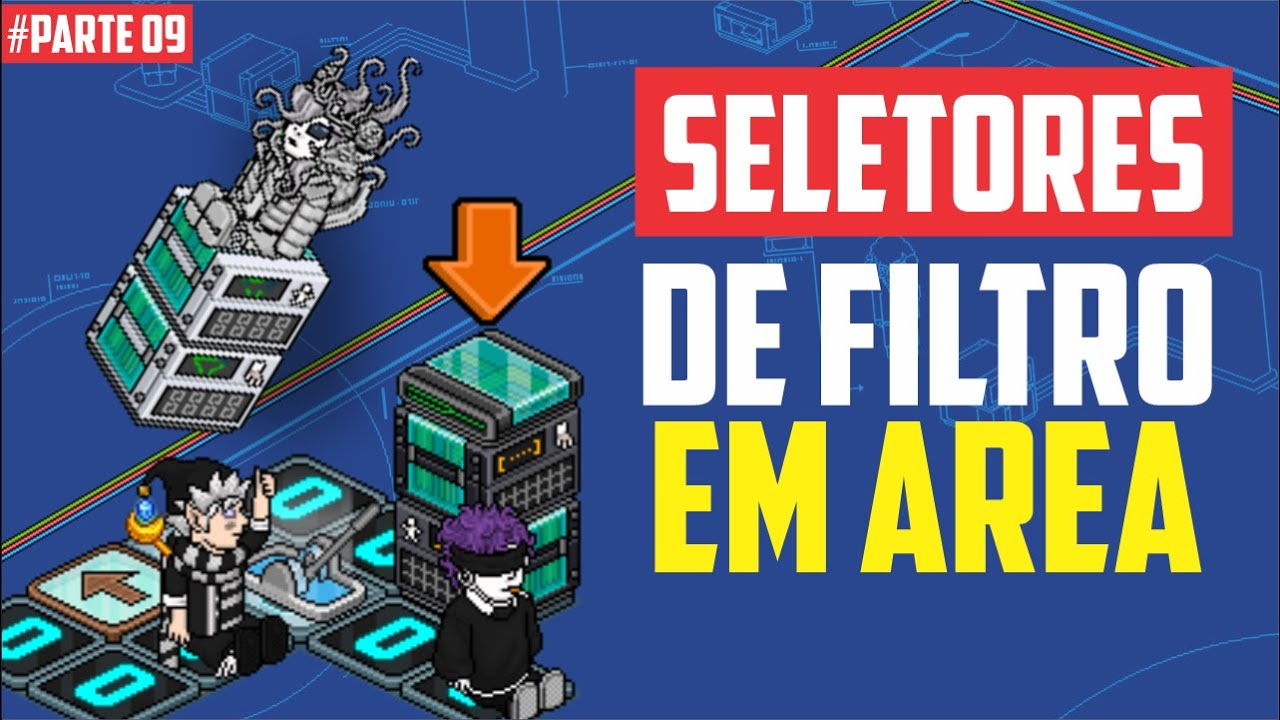 SELETORES DE FILTRO EM AREA, COMO USAR?