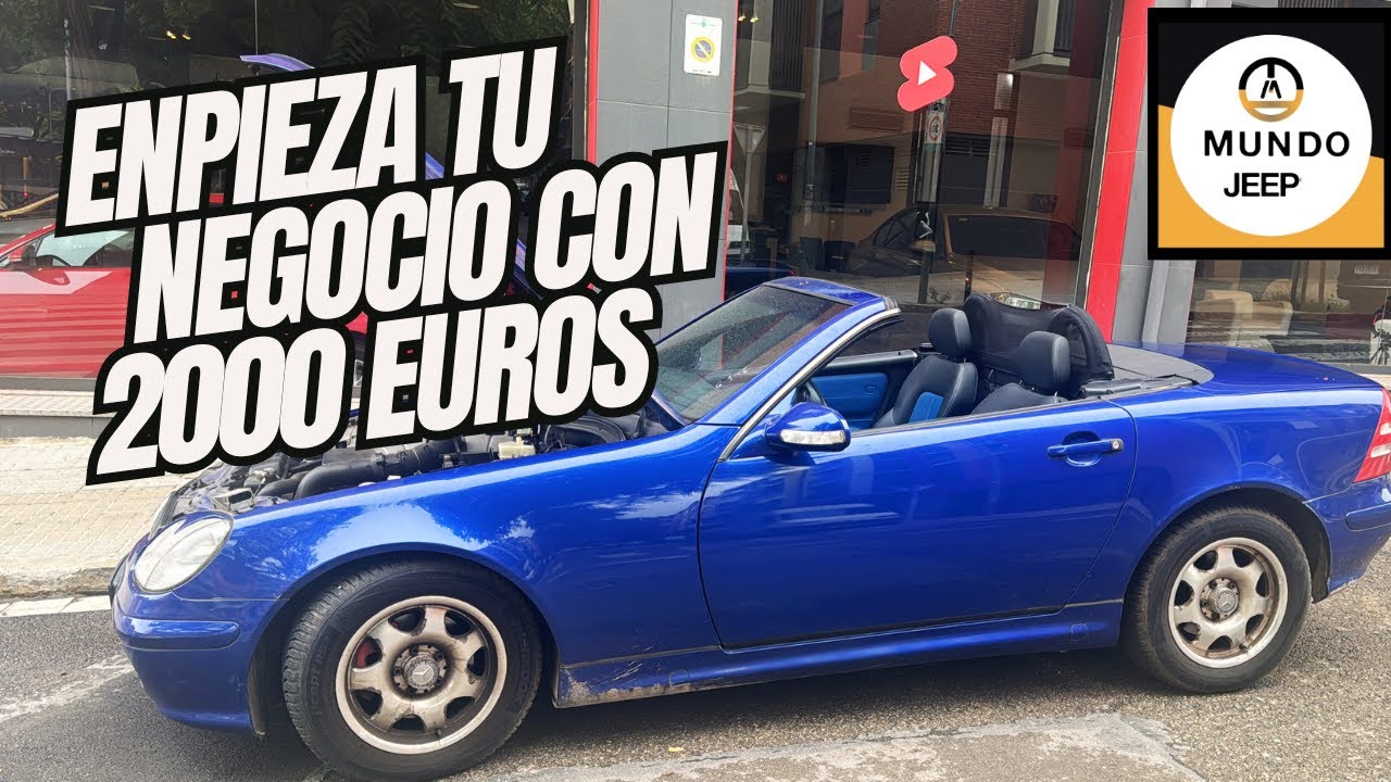 Empieza el negocio  compraventa de automóviles con menos de 2000 euros | Mercedes SLK EP 1