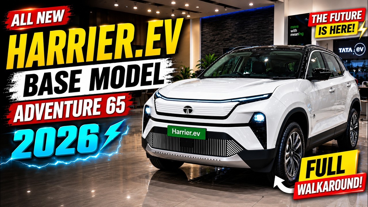TATA HARRIER  EV BASE MODEL 2026 ✅ TATA HARRIER EV ADVENTURE 65 2026 ✅