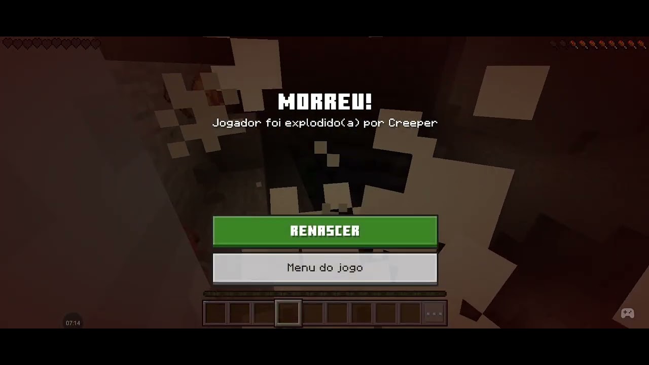Tentei explorar a caverna e acabei morrendo,😨 Minecraft episódio 5👍