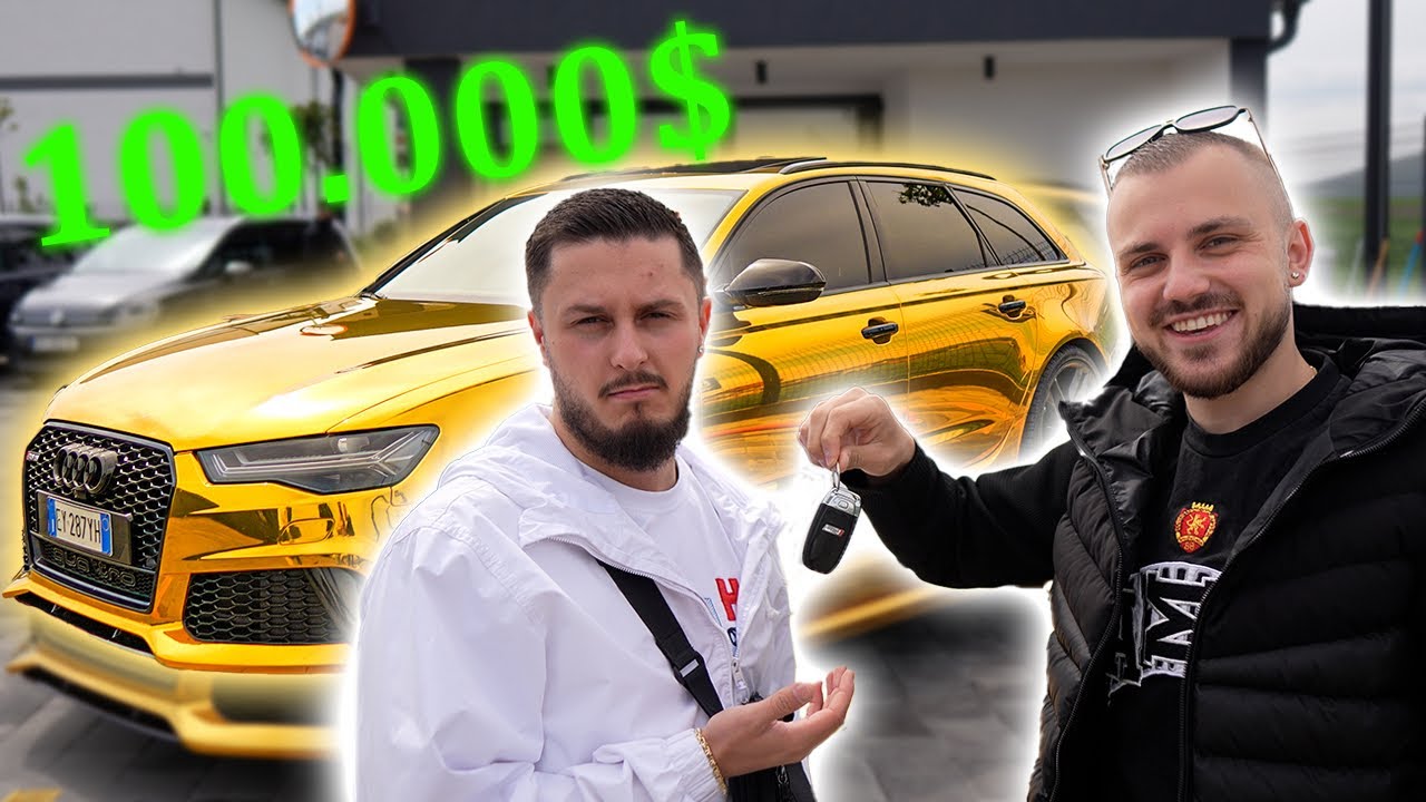 SURPRISING MY BROTHER WITH HIS DREAM CAR - NEW AUDI RS6 GOLD!
