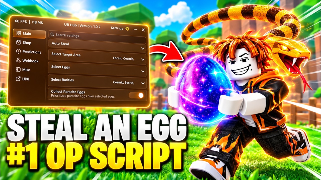 🎃 Steal An Egg Script &mdash; No Key, Instant Steal, Auto Farm & More! *UPDATED*
