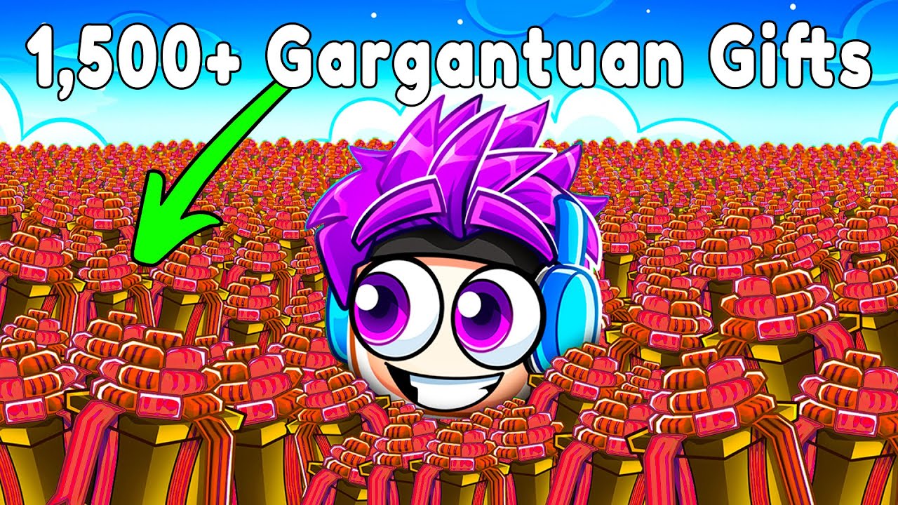 i OPENED 1501+ Gargantuan Presents in Pet Sim 99!